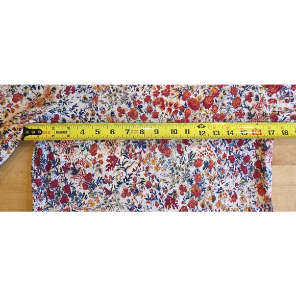 Peruvian Connection Tivoli Maxi Dress Lg Multicolor Floral Cotton Modal Modest - Picture 7 of 10